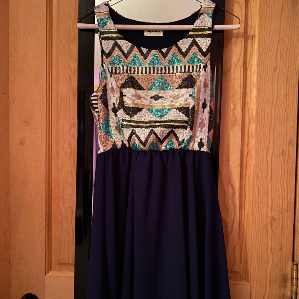 Aztec Pattern Dress